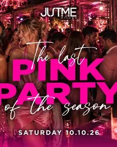 Locandina Pink Party, Just Me Milano
